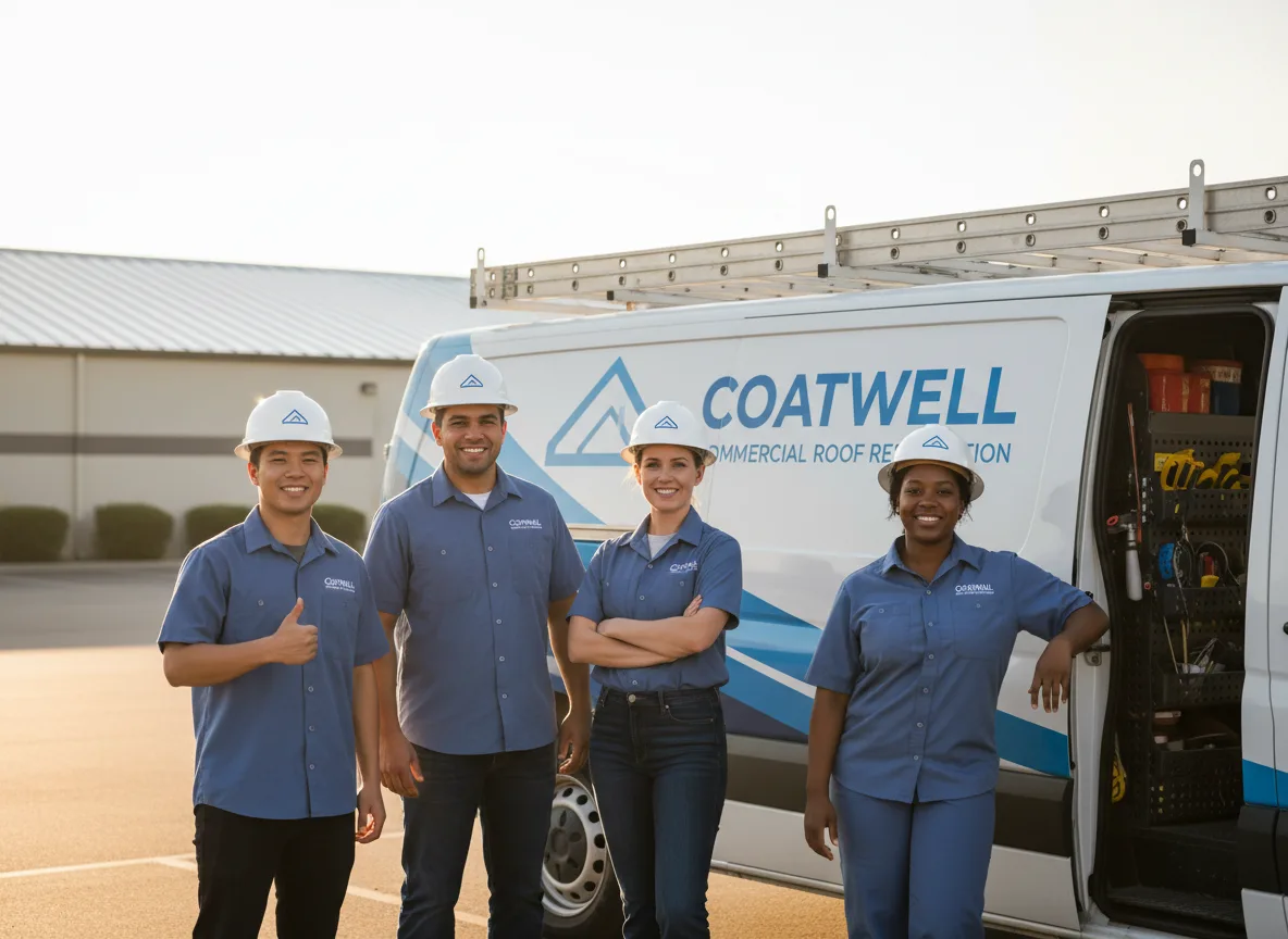 Commercial roof coating company in Painter, VA
